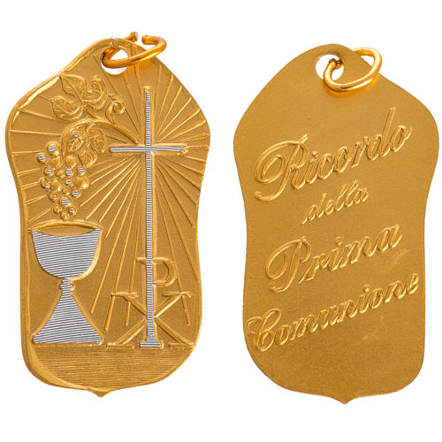 Holy Communion medal, aluminium 35mm 1