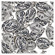 Medaglia Angelo Custode ovale metallo ossidato 20 mm s3