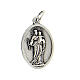 Mary Help of Christians medal, oxidised metal 20mm s1