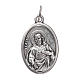 Our Lady of Mount Carmel medal, oxidised metal 20mm s2