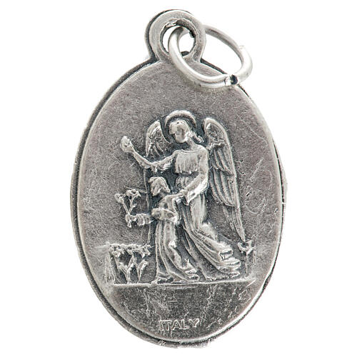 Medaglia Gesù Bambino metallo ossidato 20 mm 2