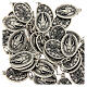 Medaglia Miracolosa ovale metallo ossidato 20 mm s6