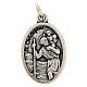 Saint Christopher devotional medal in metal 20mm s3