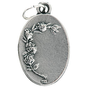 Medalha São José oval metal oxidado 20 mm