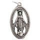 Medaglia Miracolosa traforata metallo ossidato 32 mm s1