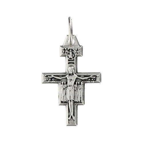 Anhänger Kreuz von San Damiano aus Metall 2cm 1