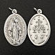 Miraculous Medal, oval in silver metal 30mm s2