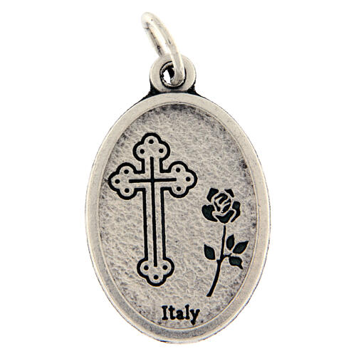 Angel Medal, oval in silver metal H20mm 4