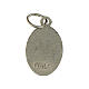 Mary Help of Christians medal in nickel plated metal 1.5x1cm s3