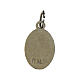 Medaglia Sacro Cuore di Maria metallo nichelato resina 1,5x1 cm s3