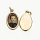 Medal Don Bosco in golden metal and resin 1.5x1cm s1