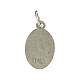 Medaglia Madonna Fatima metallo argentato resina 1,5x1 cm s3