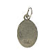 Medalha Santa Rita metal prateado resina 1,5x1 cm s3