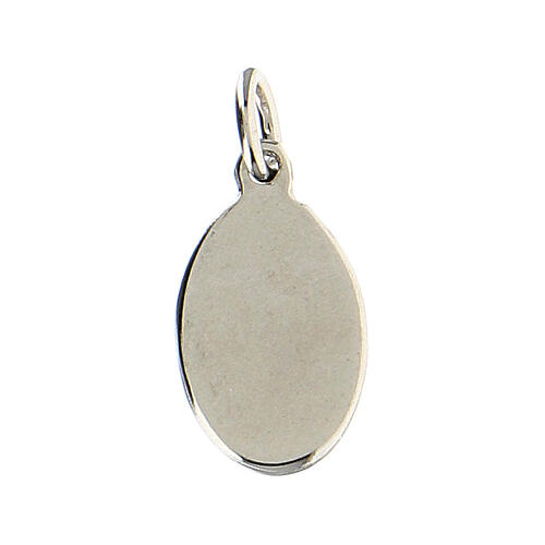 Medalik święta Rodzina ikona metal posrebrzany żywica 1,5 X 1cm 2