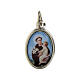 Medal in silver metal resin Saint Anthony of Padua 1.5x1cm s1