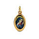 Medal in golden metal, resin Our Lady of Sorrows 1.5x1cm s1