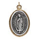Our Lady of Guadalupe silver and golden medal 2.5cm s1