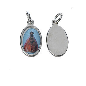 Medalhas: Medalha Virgem Negra metal prateado 1,5 cm