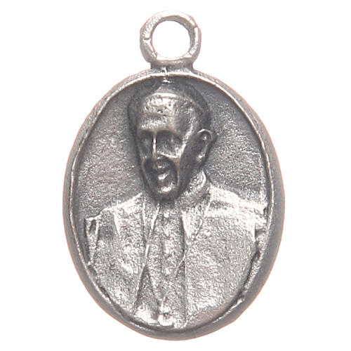 Medaglietta Papa Francesco e Gesù Misericordioso 1