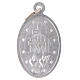 STOCK Medaglia Madonna Miracolosa alluminio argentato s2