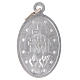 STOCK Our Lady of Miracles medal in silver aluminium s2