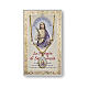 Kette mit Medaille und Karte mit Gebet der Heiligen Lucia ITA s1