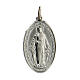 Our Lady of Miracles medal in silver metal 28 mm s1