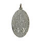Our Lady of Miracles medal in silver metal 28 mm s2