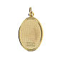 Oval golden medal, full color image of the Miraculous Medal s2