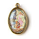 The Guardian Angel golden medal with image in resin s1