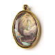 Vergoldete Medaille mit Madonna von Lourdes s1