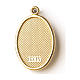 Communion medal in gold with resin image s2