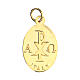 Gold medallion with symbol of Confirmation s2