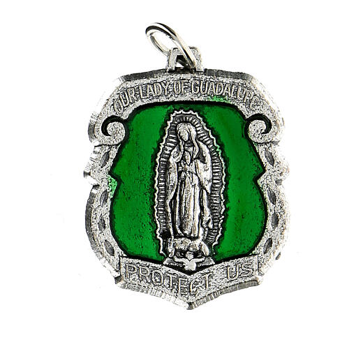 Andachtsmedaille der Madonna von Guadalupe, 3,5 cm ENGLISCH 1