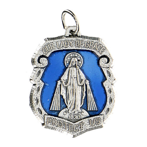 Medaglia devozionale Madonna Miracolosa 3,5 cm INGLESE 1