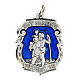 Devotional medal St. Christopher in metal ENGLISH LANGUAGE 3.5 cm s1