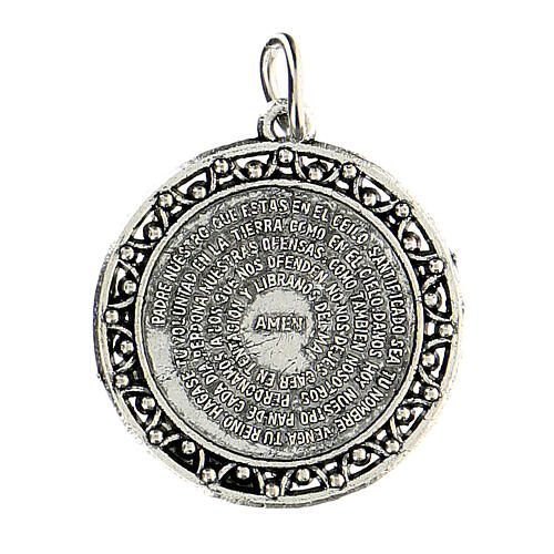 Lord's prayer medal in SPANISH 3 cm 1