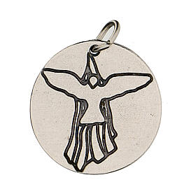 Konfirmation-Medaille mit Taube vom Heiligen Geist, 1,5 cm