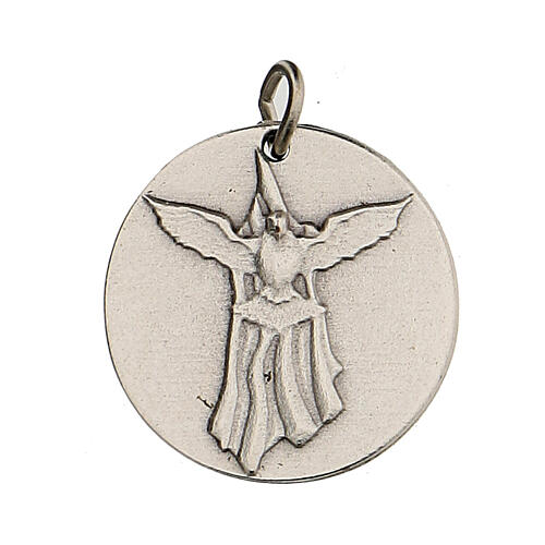 Konfirmation-Medaille mit Taube vom Heiligen Geist, 1,5 cm 2