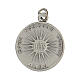 Medal with face of Jesus engraved in Latin 1.5 cm s2