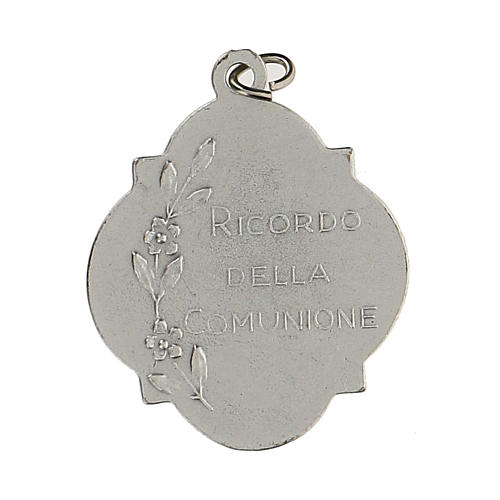Medalla recuerdo de la Comunión con esmalte 3 cm zamak 2