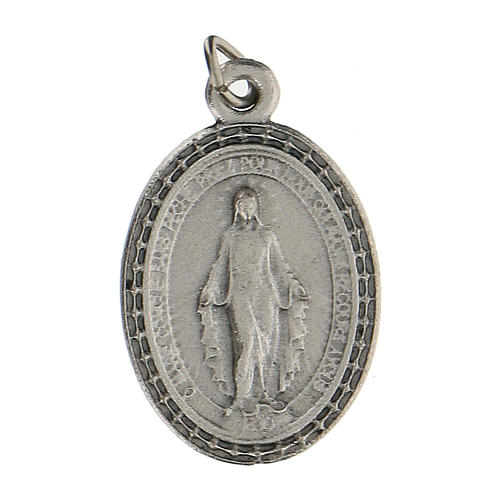 Medalha com Nossa Senhora Milagrosa 2,5 cm zamak 1