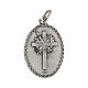 Saint Christopher medal with relief 2.5 cm zamak s2