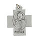 Kreuz aus Zamack in Form einer Medaille mit PAX und Papst Franziskus, 2,5 cm s2