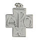 Croix Pax Pape François en forme de médaille 2,5 cm zamak s1