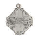 Emaillierte kleine Medaille zur Erstkommunion mit Jesus und dem Engel, 3 cm s2