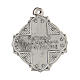Médaille Première Communion Jésus avec ange émaillée 3 cm s2