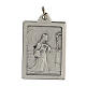 Saint Rita protect me on rectangular medal, 2.5 cm s1