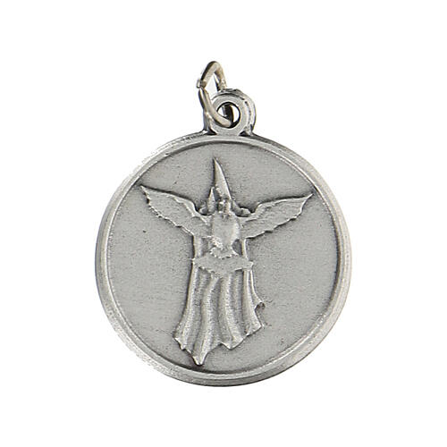 Runde Medaille zur Konfirmation aus Zamack mit Heiligem Geist, 1,5 cm 1
