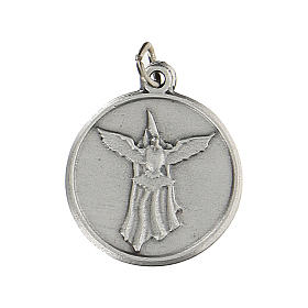 Medalha redonda para Crisma com Espírito Santo 1,5 cm zamak